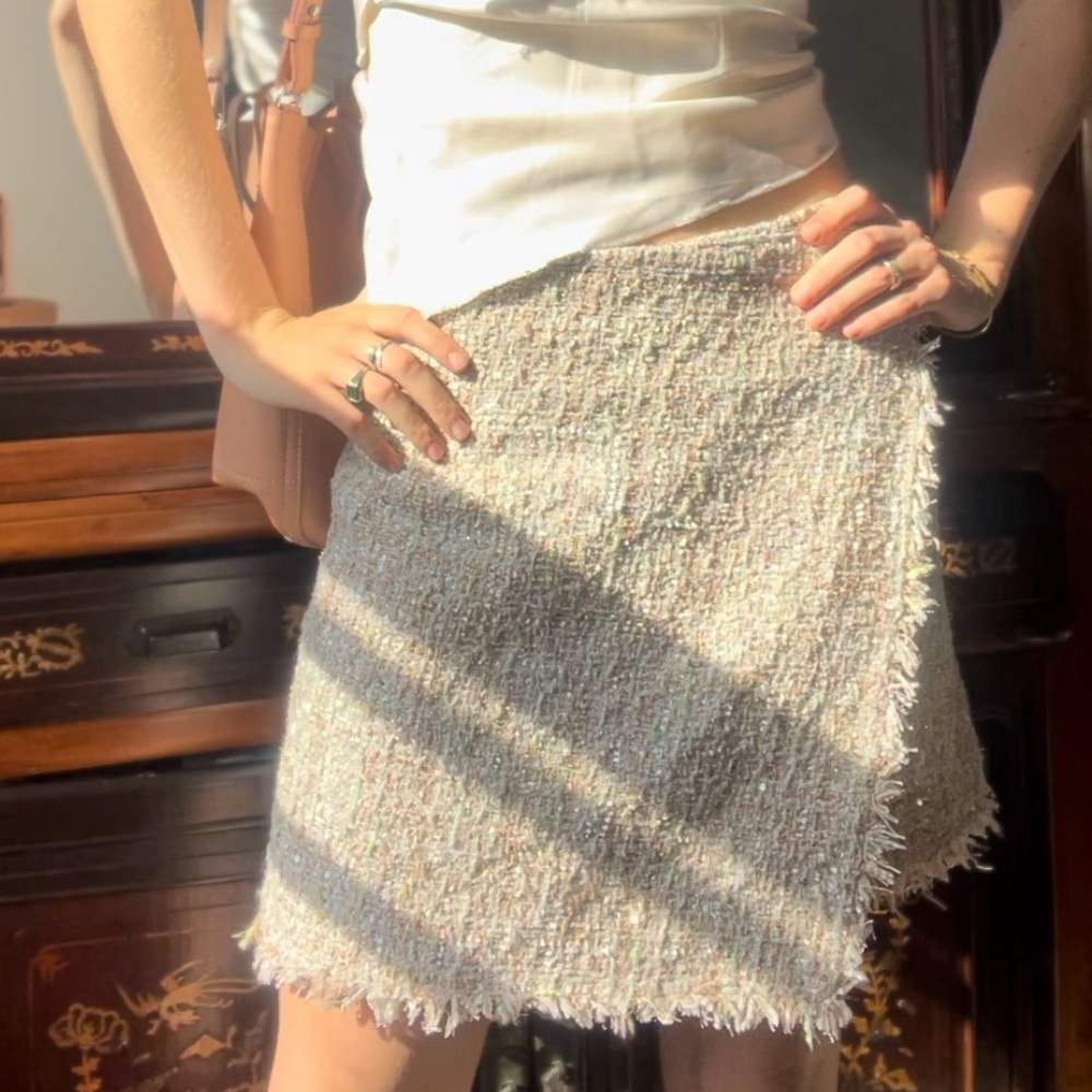Sparkly Tan Skirt